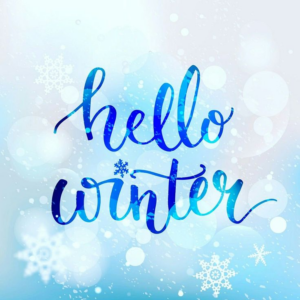 hello winter graphic